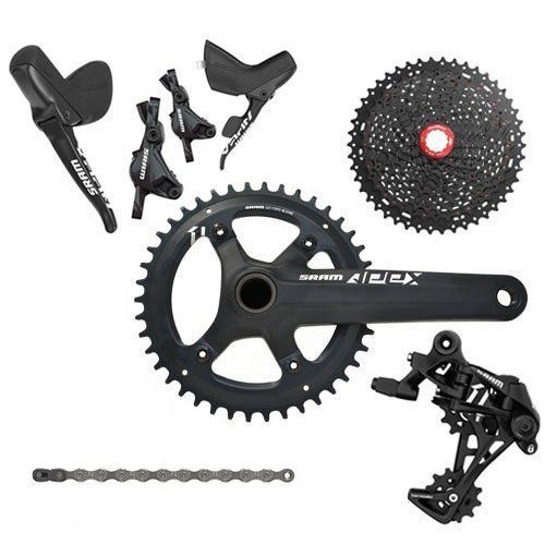 SRAM APEX 1 1x11 Speed Hydraulic Brake Groupset WSunrace 1146T Cassette SRAM APEX 1 1x11 Speed Hydraulic Brake Groupset WSunrace 1146T Cassette