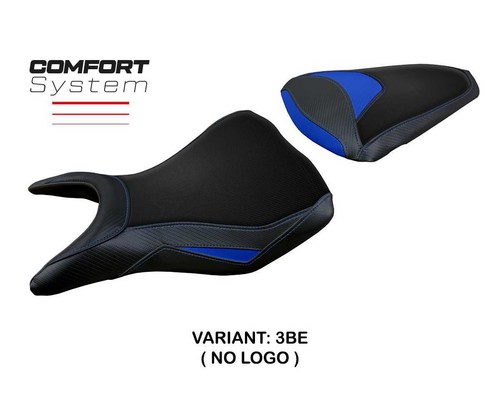 Rivestimento sella Jesolo comfort system Blu BE T.I. per Yamaha R3 2015 > 2023 - Foto 2 di 2