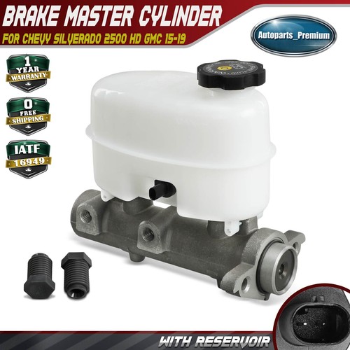 Brake Master Cylinder w/Reservoir & Sensor for Chevy Silverado 2500 HD GMC 15-19 - Picture 1 of 9