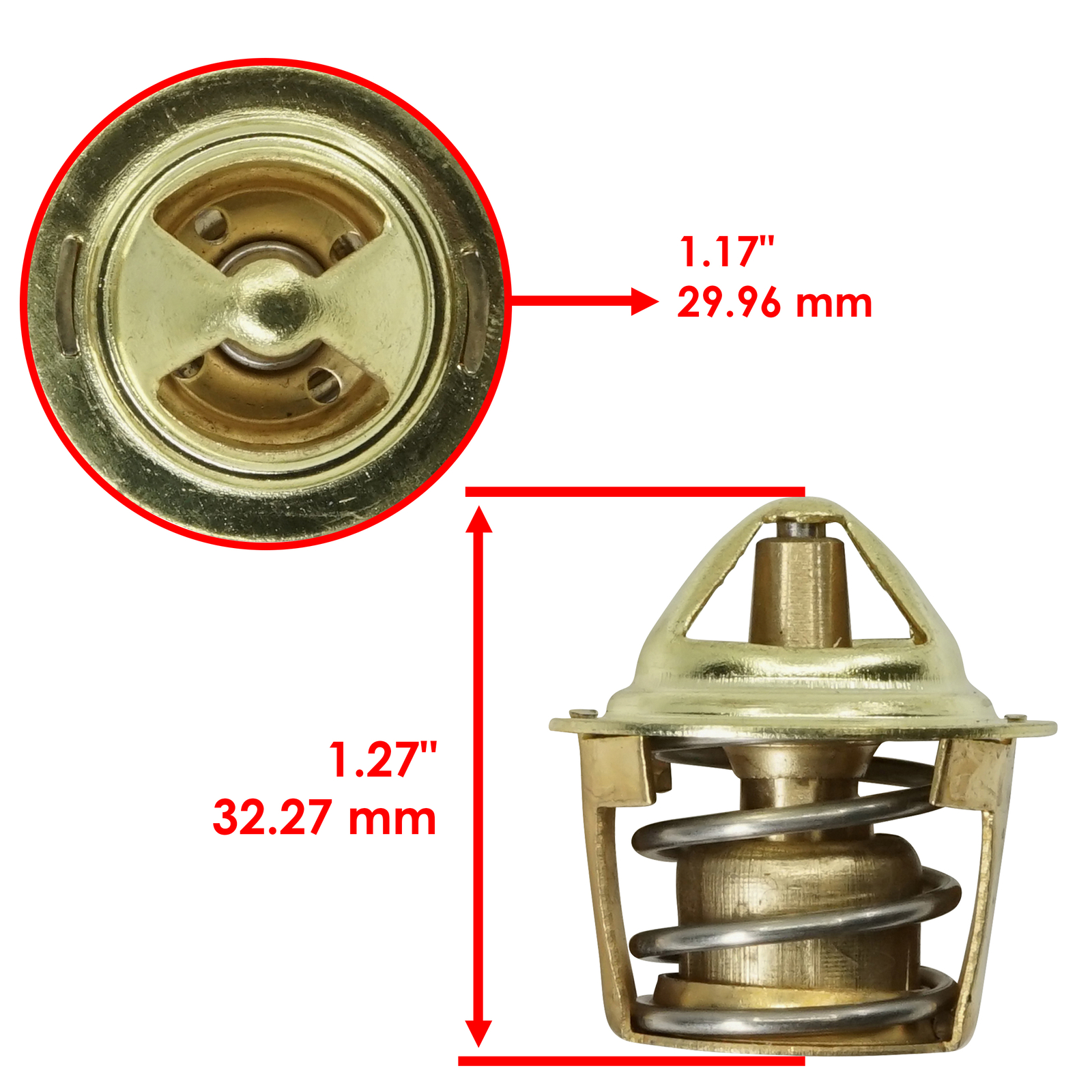Thermostat For Polaris Ranger 500 4X4 2006 2007 2008 2009 2010 2011 ...