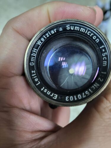 Leica Summicron 5cm f2 Rigid Re-Paint schwarz - Bild 7 von 14