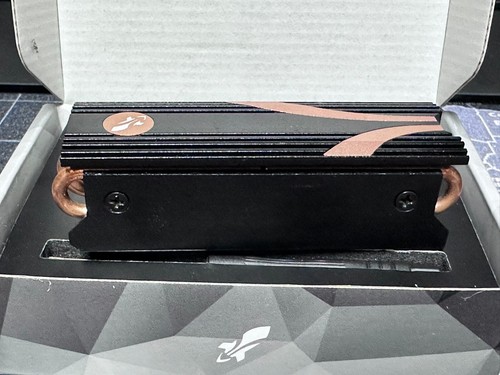 SABRENT Dissipatore SSD M.2 2280 NVMe pad termico PS5 alluminio SB-HTSK - Afbeelding 5 van 10