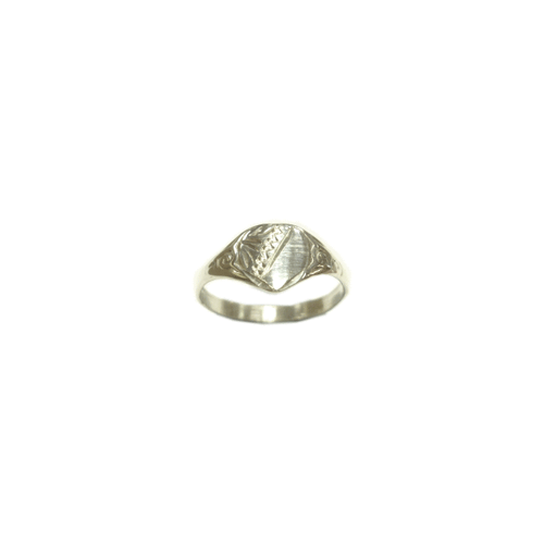 Sterling Silver Ladies Patterned Signet Ring - Patterns May Vary - Picture 4 of 6
