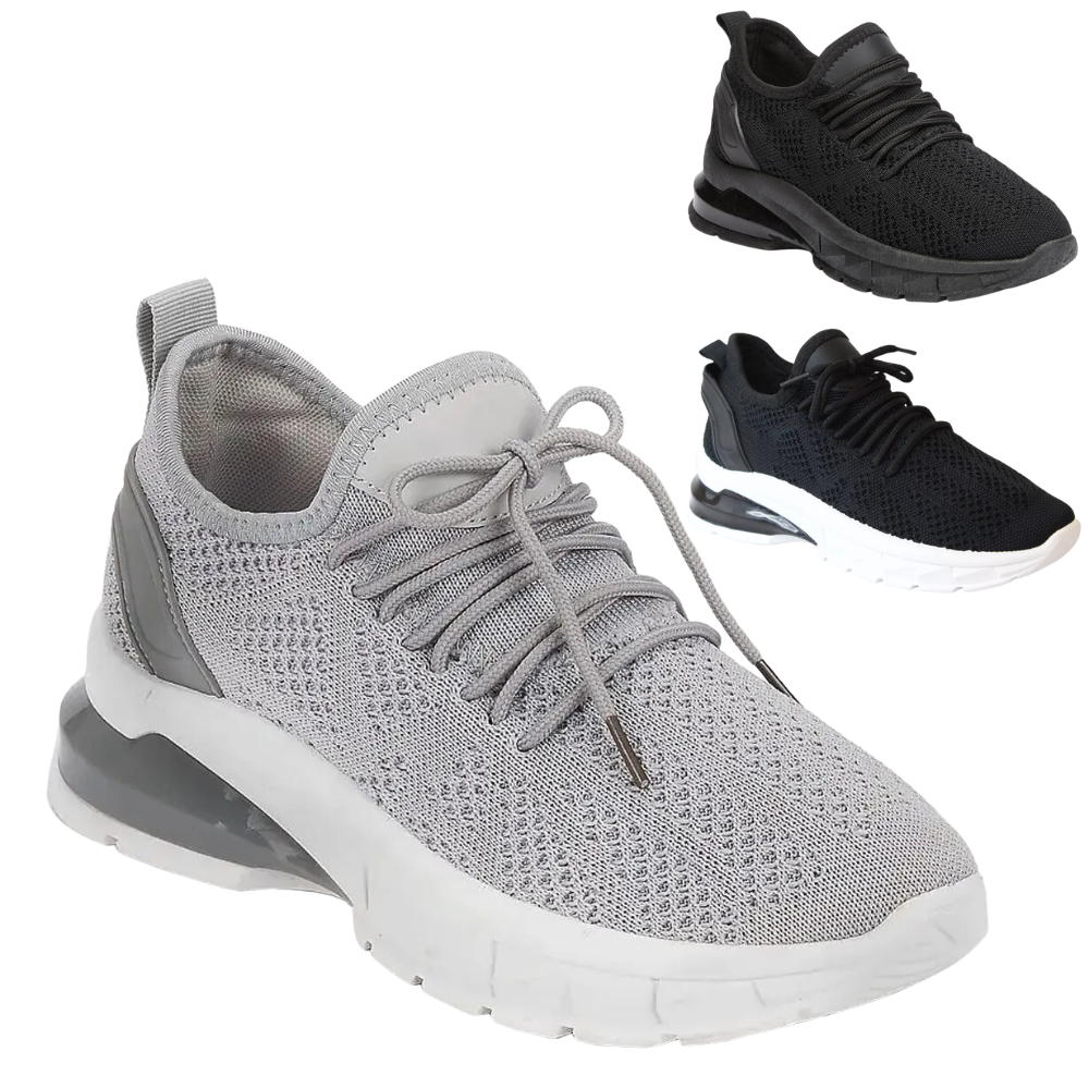 Nurse Shoes Women's Chunky Platform Sneakers - Lace Up Gym Sports Shoes  With Sock Design Adidas LA Trainer Men's Sneakers