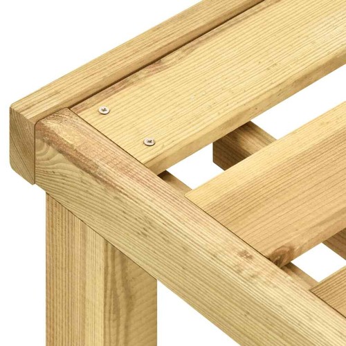 Doppelliege Sonnenliege Holz Gartenliege Kiefernholz Liegestuhl Gartenstuhl Größ - Bild 8 von 25