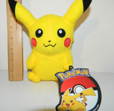 Pok mon PIKACHU Plush 7" Character Stuffed Toy Factory Nintendo New W tag 2019