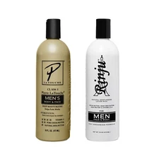 Pierre La Touche Men & Rinju Men's Face & Body Lotion (16 oz) Pack of 2
