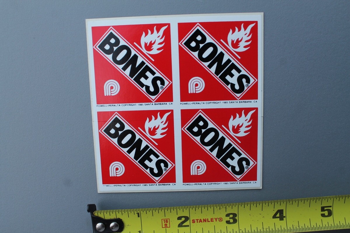 Powell Peralta Bones Skateboards 80's Red OG Z69A Vintage