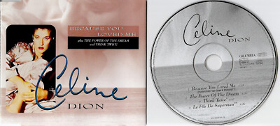 CELINE DION - Because You Loved Me [CD Single][UNGESPIELT - MINT]