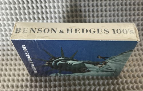 Carte da gioco Benson & Hedges 100 anni 1995 Statua della Libertà poker dimensioni USA NUOVE - Foto 3 di 5