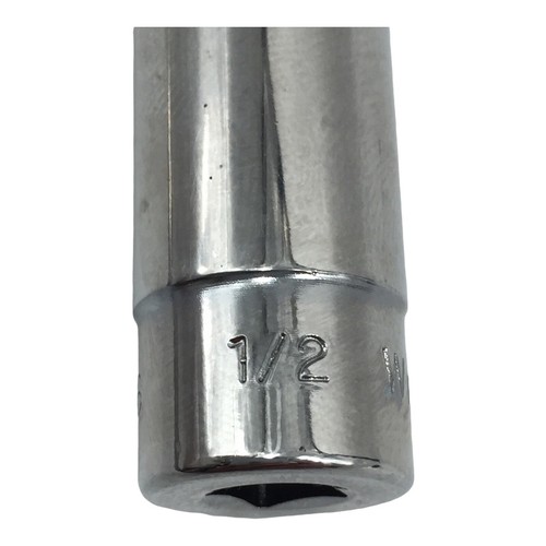 Williams 1/4 Drive Deep Socket 6 Point 1/2 Inch MD-616 Chrome 2” Long USA - Picture 3 of 9