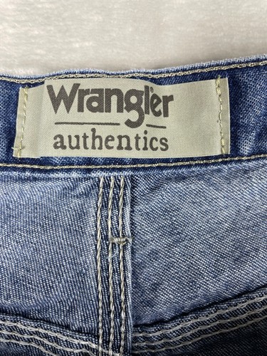 Wrangler Carpenter Jeans Herren 37x28 Wide Leg Jeans Blau (Etikett 38x29) - Bild 3 von 11