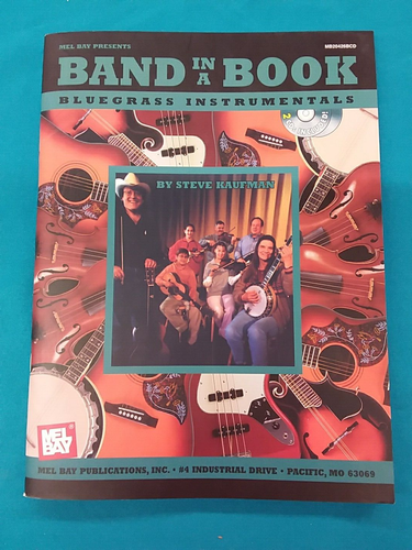 Band In A Book Bluegrass Instrumentals ~ Lead, Rhythm, Bass, Banjo, Mandolin - Picture 2 of 11