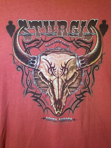 Vintage Sturgis Black Hills Rally Motorcycle Biker South Dakota T-Shirt XXL - Picture 3 of 12