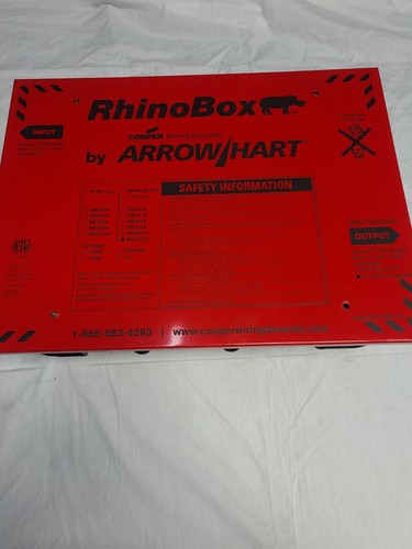 SPIDER BOX RB3021A RHINOBOX BY ARROWHART 50A 125/250V 20A TWIST LOCK - Picture 3 of 9