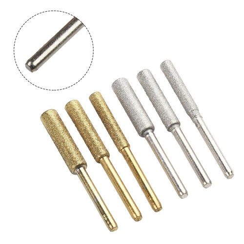 Sharpener Chainsaw Carving Coated Cylindrical Burr Diamond Grinding Tool - Picture 9 of 12