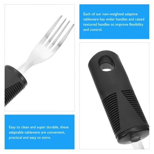 4/5PCS Disabled Cutlery Set Arthritis Easy Grip Large Handled Elderly Disability - Picture 12 of 26