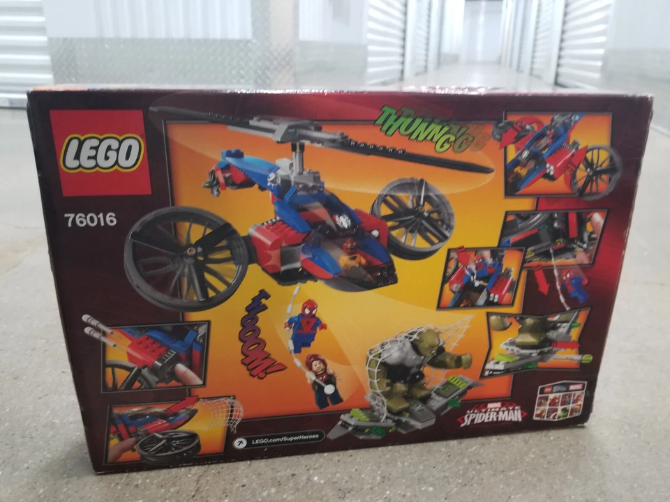 LEGO 76016 Spiderman вертолет минифигурки Power Man Marvel Comics зеленый гоблин - Изображение 2 из 4