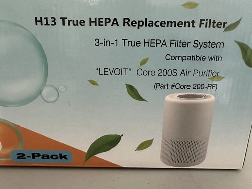 3 in 1 True HEPA Filter für Levoit Core 200s Luftreiniger 2er Pack - Bild 2 von 5