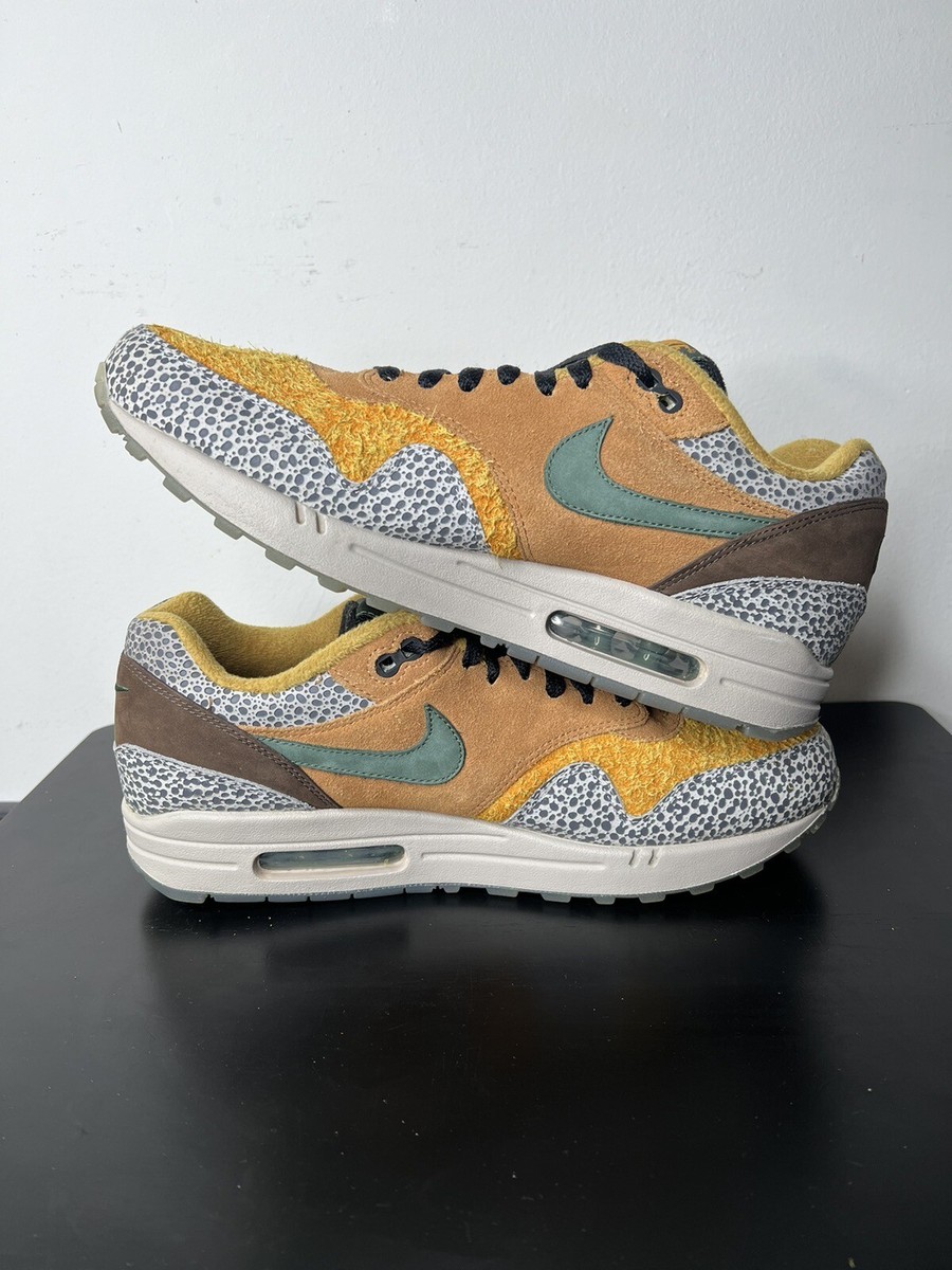 NIKE AIR MAX 1 PREMIUM QS SAFARI Atmos Supreme Sz 11 AM 98 NIKE AIR MAX 1 PREMIUM QS SAFARI Atmos Supreme Sz 11 AM 98