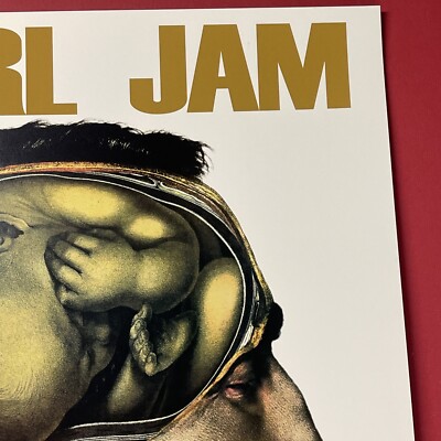 PEARL JAM WRIGLEY FIELD CHICAGO POSTER MATT CUNNINGHAM PRINT 2018