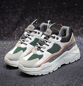 Baskets sneakers plateforme compensées épaisses no name femme dad shoes x | eBay