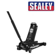 Sealey 3040AB Trolley Jack 3tonne Rocket Lift Black