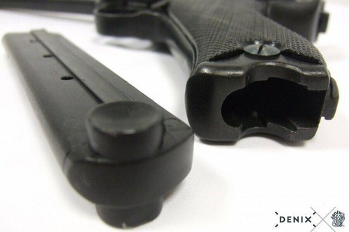 replica inerte Luger P08 Parabellum gun Germania 1898 in metallo reenactor cm 30 - Bild 10 von 10