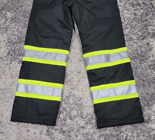 NWT Work King Safety Visibility Work Pants Black  Men Small 3M Reflective - Bild 9 von 9
