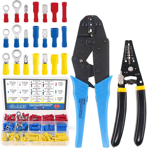 Professional Self-Adjustable Ratchet Wire Crimping Pliers AWG 22-10 and a Wire S - Picture 10 of 12