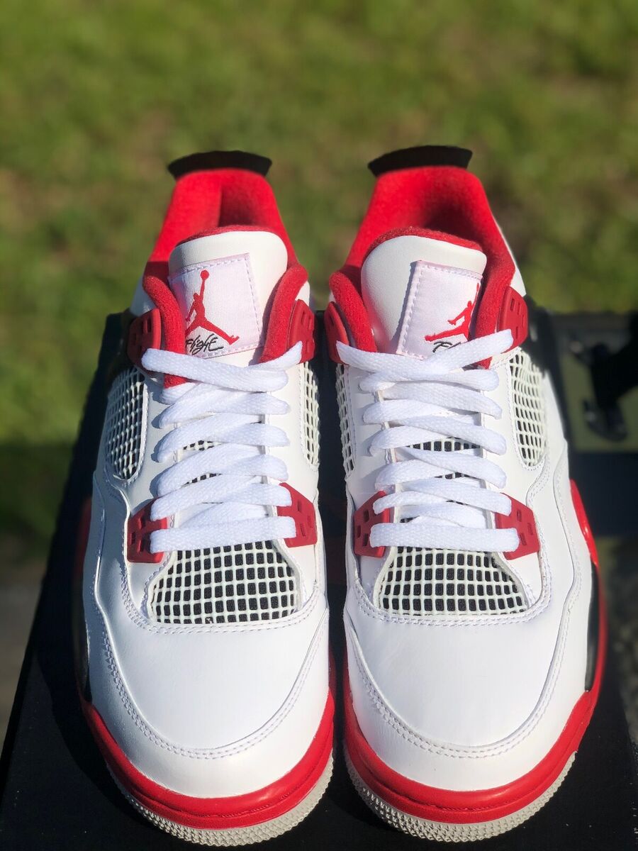 Air Jordan Retro 4 Fire Red (2020) 408452-160 GS Sz 6.5y,7y Air Jordan Retro 4 Fire Red (2020) 408452-160 GS Sz 6.5y,7y