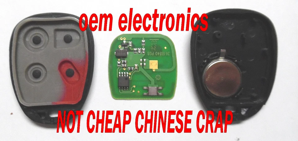 OEM ELECTRÓNICO 4 BOTONES MANDO A DISTANCIA SIN LLAVE MANDO A DISTANCIA PARA 2000 2001 SATURN SW2  Foto 3 de 4