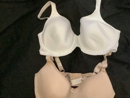 DAMEN GR 38 D "2" BH, KARNEVAL UND PLAYTEX, WEISS UND ELFENBEIN, WIE NEU - Bild 3 von 6