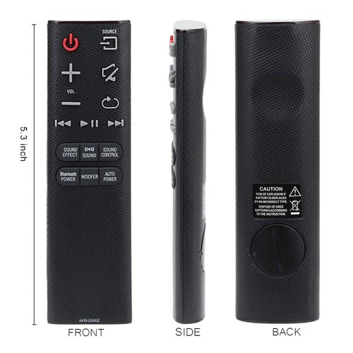 AH59-02692E For Samsung Home Theater Soundbar Remote PS-WJ6000 HW-J355 HW-J450 - Picture 2 of 5