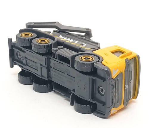 Majorette Volvo Construction - FMX Skip Dump Container - Yellow (3") no Package - Picture 6 of 6