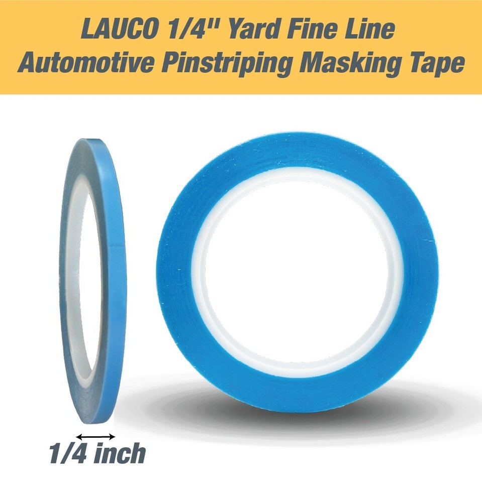 1/4" Fine Line Automotive Pinstriping Masking Tape Pack of 8 36