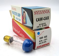 Set of 2 -CAW CAX 50W 120V NEW Photo Projection LIGHT BULB Studio LAMP Projector