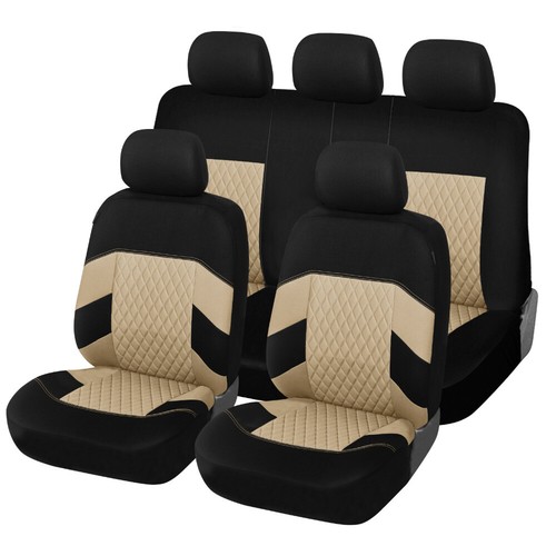 5-Seater Universal Anti Dirt Car Seat Cover, All Inclusive Fabric Seat Cover - Picture 7 of 22