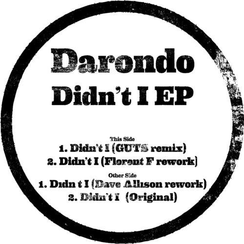 Darondo - DidnT I [Новая виниловая пластинка] Расширенное воспроизведение