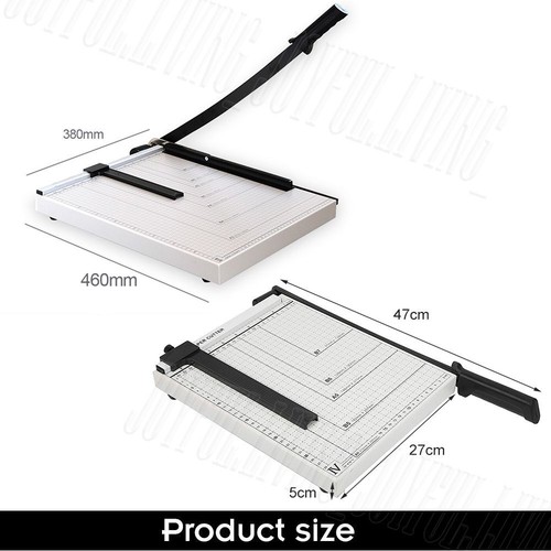 Premium Metal Paper Cutter A3 A4 B7 Photo Guillotine Page Trimmer 15Sheets Knife - Picture 3 of 12