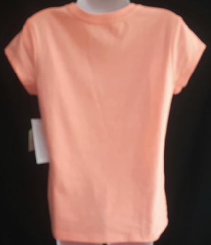 Faded Glory Short Sleeve Glitter Waterfall Design Tee Girl's Sz S/CH (6-6X) NWT - Picture 2 of 9