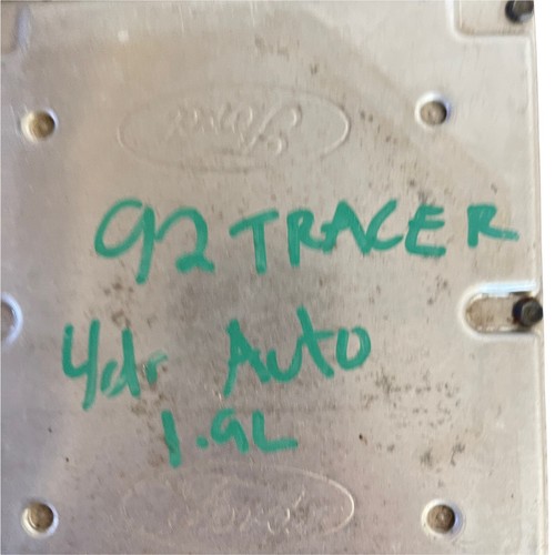 1992 Tracer Escort 1.9L Automatic OEM Engine Computer ECM EEC F2CZ12A650DA 92 - Picture 2 of 12