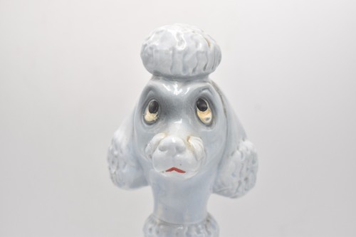Vintage 1950s Italian Long Neck Poodle Dog Figurine Statue Ornament - Picture 6 of 24