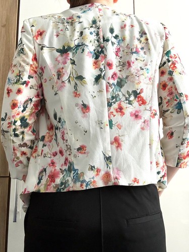 Breshka Jacke, Sommerjacke, Jäckchen Damen Gr M cremeweiß 3/4 Ärmel Neu - Bild 2 von 8