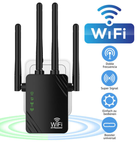 Ripetitore WiFi Router Range Amplificatore Segnale WIFI Access Point Booster 1200Mbps - Foto 16 di 24