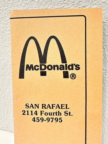 ⏯️FiguVintage Rare 1980's McDonalds Coupons Full Sheet By Metropolitan Marketine - Picture 2 of 10
