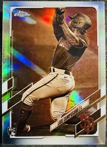 2021 Topps Chrome Luis Campusano Sepia Refractor RC #135 Rookie Card Padres