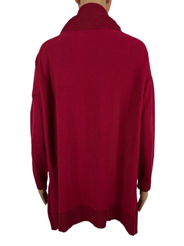 Tahari Womens Medium Sweater 100% Extrafine Merino Wool Cowl Neck Pullover EUC - Picture 4 of 8