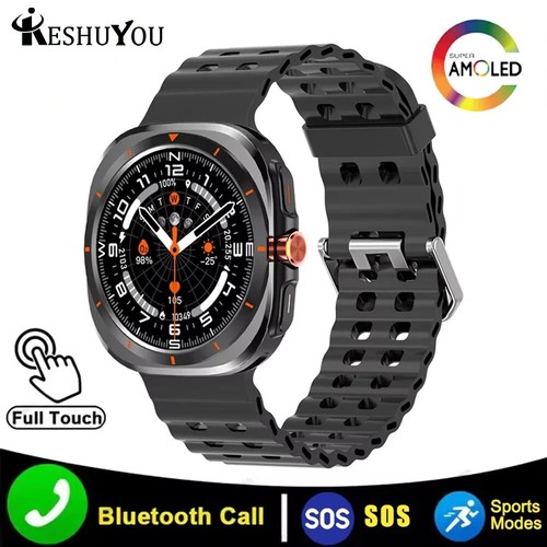 KESHUYOU 2025 New Bluetooth Talk Smart Watch 1.52 inch HD Games Health Android - Picture 8 of 12