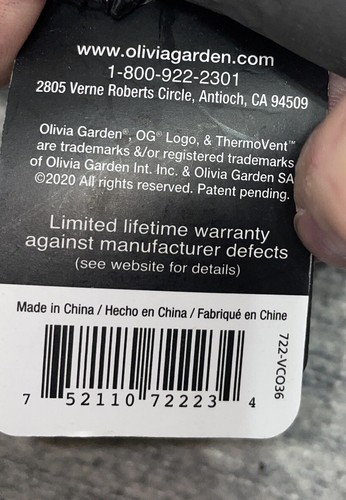 Olivia Garden ThermoVent 2” 51 mm Barrel Brush - Picture 4 of 4